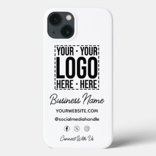 Custom Business Logo Corporate Company Modern Cool iPhone 13 Case