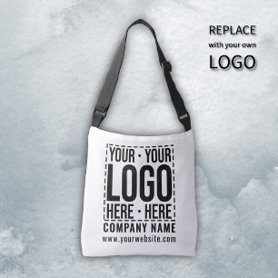 Custom Business Logo Corporate Company Modern Cool Crossbody Bag