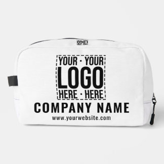 Custom Business Logo Corporate Company Modern Cool Dopp Kit