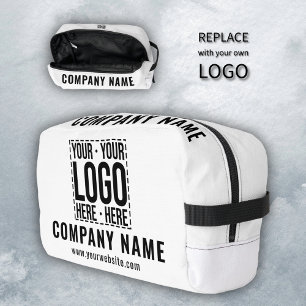 Custom Business Logo Corporate Company Modern Cool Dopp Kit