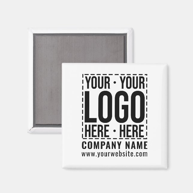 Custom Business Logo Corporate Company Modern Cool Magnet (Front/Back)