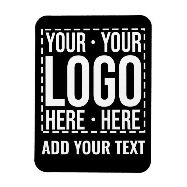 Custom Business Logo Corporate Company Modern Cool Magnet (Vertical)