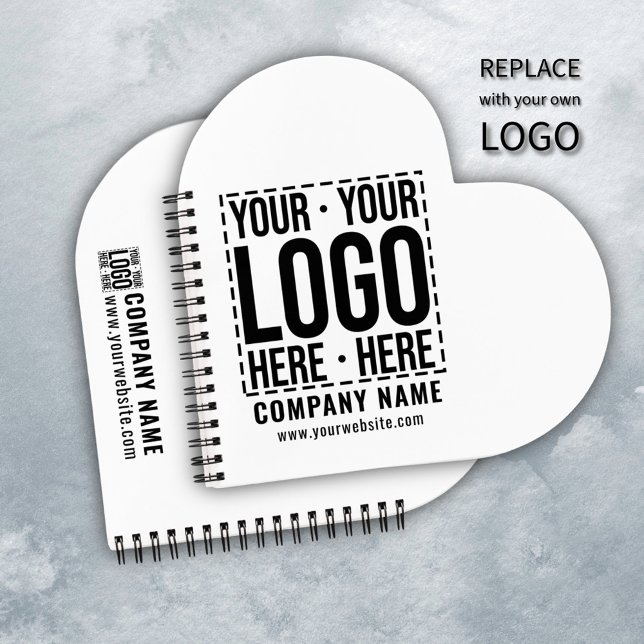 Custom Business Logo Corporate Company Modern Cool Notebook (Creator Uploaded)