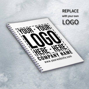 Custom Business Logo Corporate Company Modern Cool Notebook