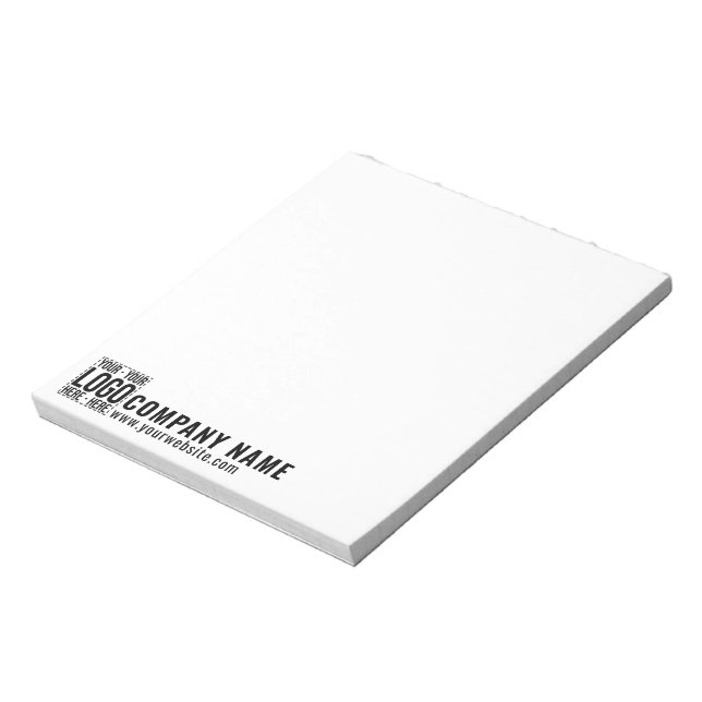 Custom Business Logo Corporate Company Modern Cool Notepad (Rotated)