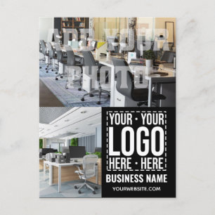Custom Business Logo Corporate Company Modern Cool Postcard