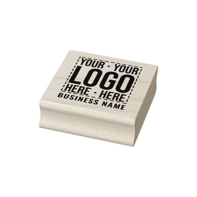 Custom Business Logo Corporate Company Modern Cool Rubber Stamp (Stamp)