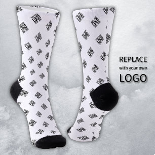Custom Business Logo Corporate Company Modern Cool Socks