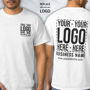 Custom Business Logo Corporate Company Modern Cool T-Shirt