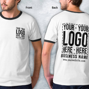 Custom Business Logo Corporate Company Modern Cool T-Shirt