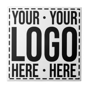 Custom Business Logo Corporate Company Modern Cool Tile