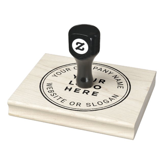 Custom Business Logo Corporate Large Rubber Stamp (Stamp)
