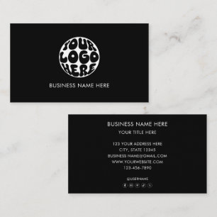 Custom Business Logo Corporate Marketing Modern Card
