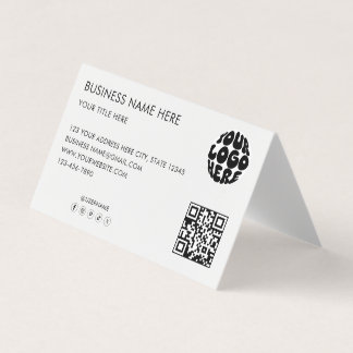 Custom Business Logo Corporate Marketing Modern Card