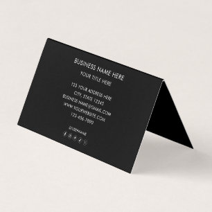 Custom Business Logo Corporate Marketing Modern Card