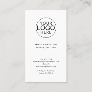 Custom Business Logo Corporate Modern Card