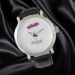 Custom business logo corporate name promotional watch<br><div class="desc">personalise with your logo and company name.
perfect corporate gift idea.</div>