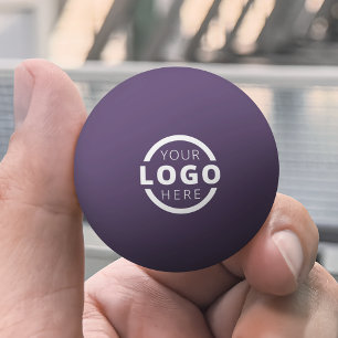 Custom Business Logo Corporate Purple Ping Pong Ball