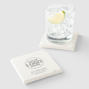 Custom Business Logo Corporate Swag Stone Coaster