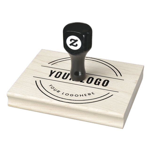 Custom Business Logo Custom 4x5 Rubber Wooden Stam Rubber Stamp (Stamp)