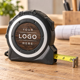 Custom Business Logo Dark Wood Branded 1