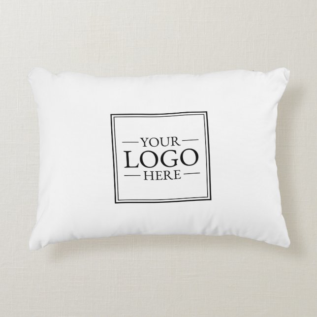Custom Business Logo Decorative Cushion (Front)