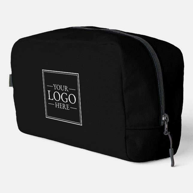 Custom Business Logo Dopp Kit (Right Corner)