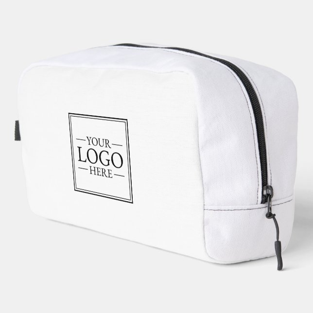 Custom Business Logo Dopp Kit (Right Corner)