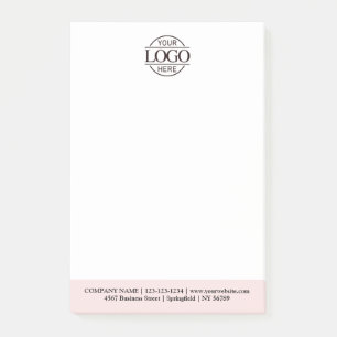 Custom Business Logo Elegant Simple Professional  Post-it Notes