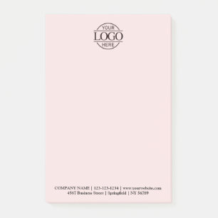 Custom Business Logo Elegant Simple Professional  Post-it Notes