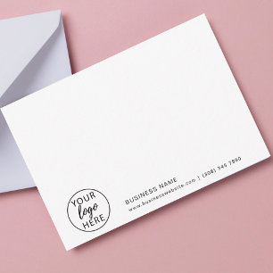 Custom Business Logo Elegant Thank You Card