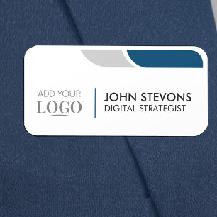 Custom Business Logo Employee Corporate Branding Name Tag