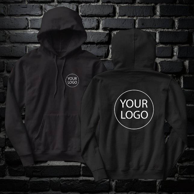 Custom Business Logo Employee Staff | back & front Hoodie (Creator Uploaded)