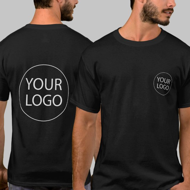 Custom Business Logo Employee Staff | back & front T-Shirt (Creator Uploaded)
