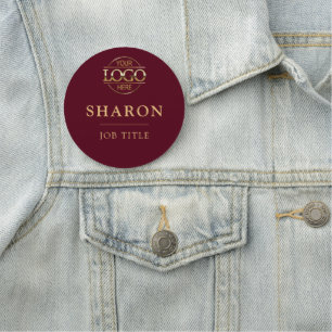 Custom Business Logo Employee Staff Magnetic Name Tag