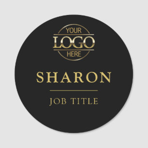 Custom Business Logo Employee Staff Magnetic Name Tag