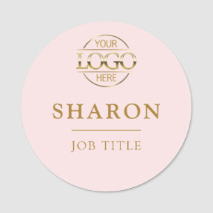 Custom Business Logo Employee Staff Magnetic Name Tag