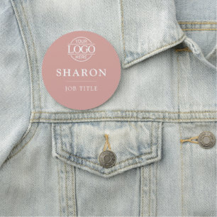 Custom Business Logo Employee Staff Magnetic Name Tag
