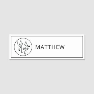 Custom Business Logo Employee Staff Name Basic Tag