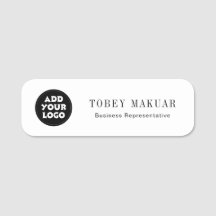 Custom Business Logo Employee Staff Name Tag