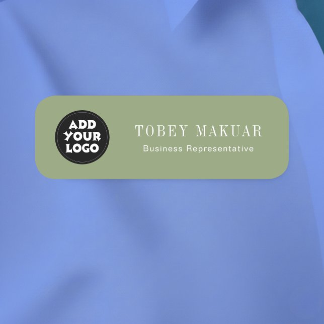 Custom Business Logo Employee Staff Name Tag (Creator Uploaded)