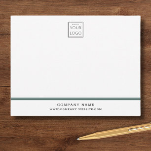 Custom Business Logo Forest Green Company Name Card