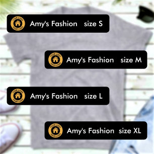Custom Business Logo Four Text Options Clothing