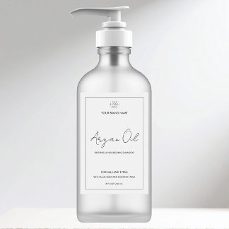Custom Business Logo Front Bottle Product Label