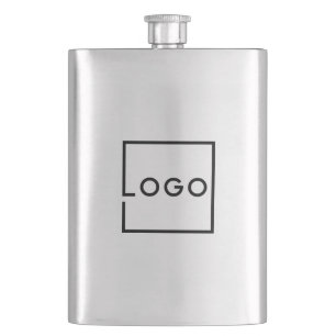 Custom Business Logo Hip Flask