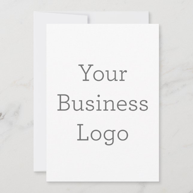 Flat Invitation, Size: 12.7 cm x 17.8 cm, Paper: Signature Matte, Envelopes: White (Front)