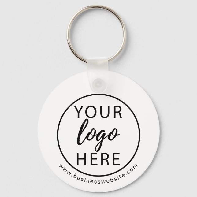 Custom Business Logo Keychain (Front)