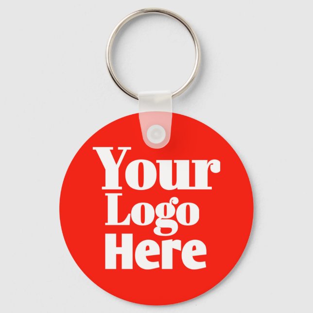 Custom Business Logo Keychain (Front)