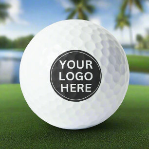 Custom Business Logo l Grey Branding Promotional  Golf Balls
