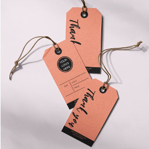 Custom Business Logo l Thank You Clothing Price Gift Tags